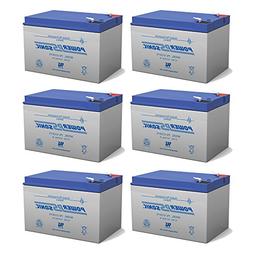 12V 12Ah F2 NEW BATTERY FOR EZIP SCOOTER 750, 900 - 6 Pack