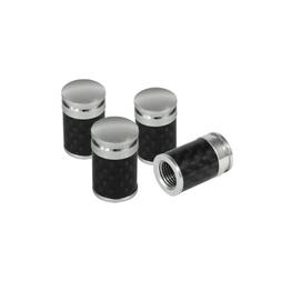 Hot Ride AeroDesigns Carbon Fiber Valve Stem Cap Cover Chrom