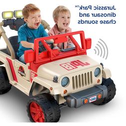 For Boys Jeep Wrangler Motorized Vehicles Jurassic Park Ride