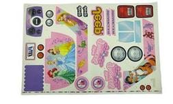 Disney Princess Jeep Wrangler Flc45  Label Decal Stickers Ge