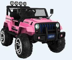For Boys Jeep Electric Car Outdoor 12v Rc Ride-on