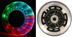 With Abec 9 Bearings For Razor Scooters 100mm Light Up Black