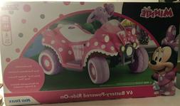 Kid Trax Disney Minnie Mouse Quad 6V Battery-Powered Ride-On