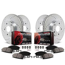 Power Stop K2798 Front and Rear Z23 Evolution Brake Kit with