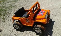 2 Seater Ride On Custom Painted Jeep