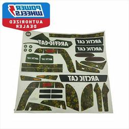 Cgy61 Camo Arctic Cat Decal Label Sheet Genuine Fisher Price