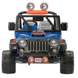 Hot Wheels Jeep Wrangler, Blue Ride-on