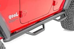 Rough Country RCJ1866 Wheel-to-Wheel Nerf Steps for 2018 Jee