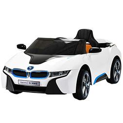 Uenjoy 12V Ride on Cars BMW i8 Children's Electric Cars for 