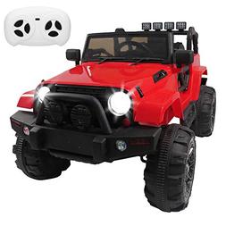 With Head Lights And Spring Suspension,red