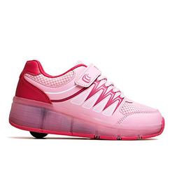 zgshnfgk Roller Shoes Girls Boys Wheel Shoes Kids Roller Ska