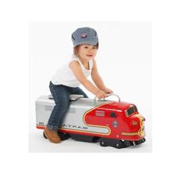 Morgan Cycle Santa Fe Railroad Engine Foot to Floor Ride-On 