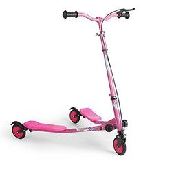 AODI 3 Wheel Scooter Foldable Kick Scooter Self Push Motion 