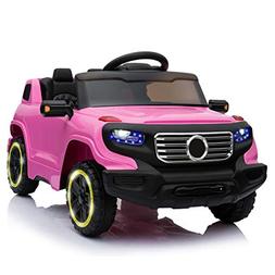 TAMCO Toys Ride on Car Jeep Style with Flicker Wheels, Key S