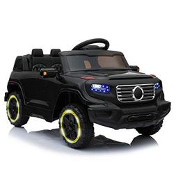 TAMCO Toys Ride on Car Jeep Style with Flicker Wheels, Key S